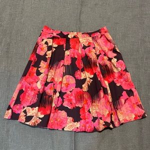 Cynthia Rowley Pink Flower Skirt with Pockets!